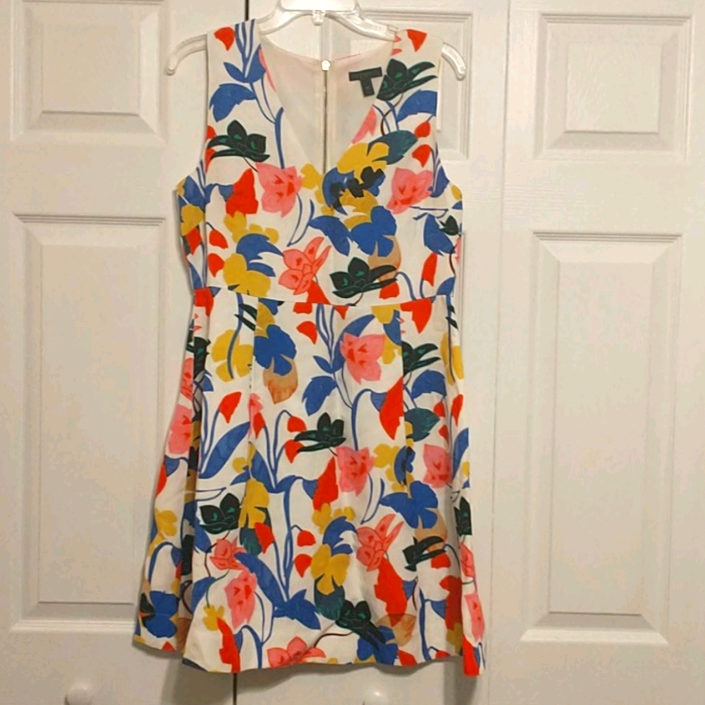 J. Crew floral sleeveless dress